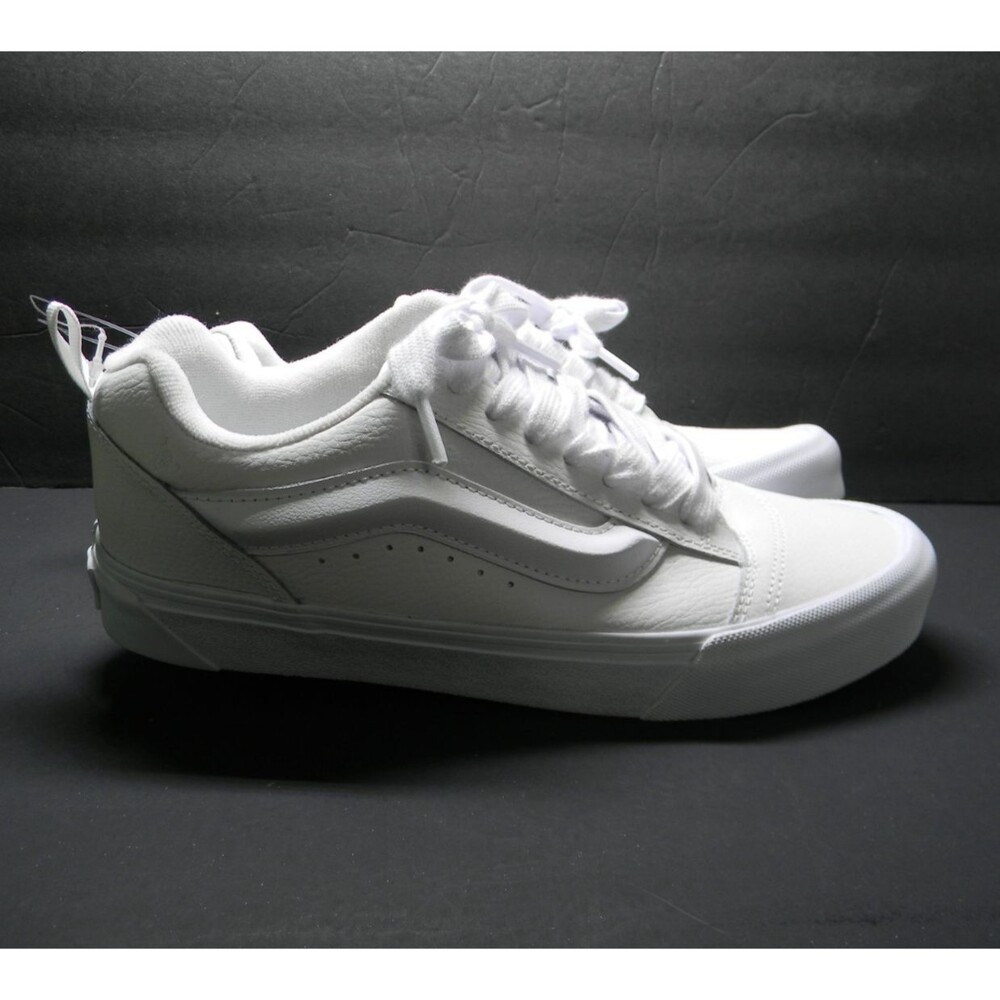 Vans  Knu Skool White Sneakers Skate Shoes Unisex NWOT - Picture 3 of 6